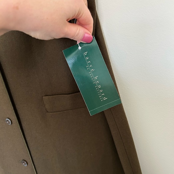 Vintage Harvé Bernard Jumper Dress - Wool Blend - Size 12 - NWT - Picture 4 of 7